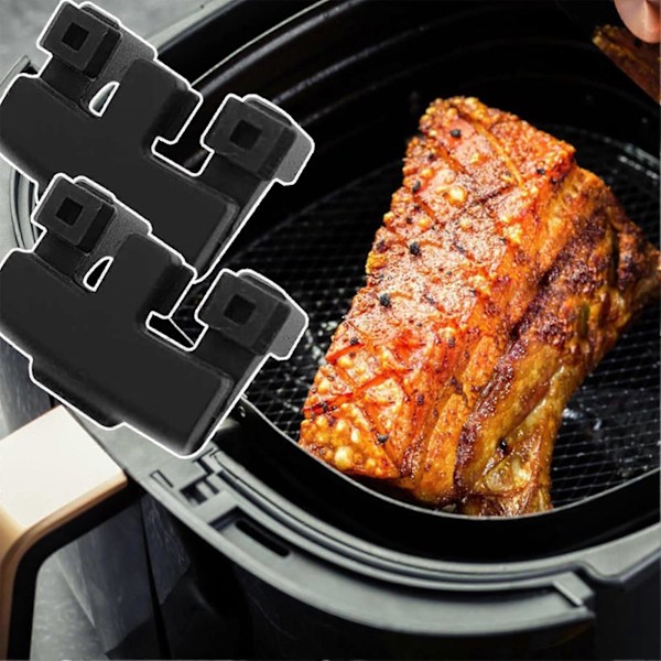 10 stk. Gummiføtter for Airfryer, for Instants Vortex Cosori Air Fryer-brett, profesjonelle reservedeler, sklisikre, avtakbare, Fryer Bumper Instants Air