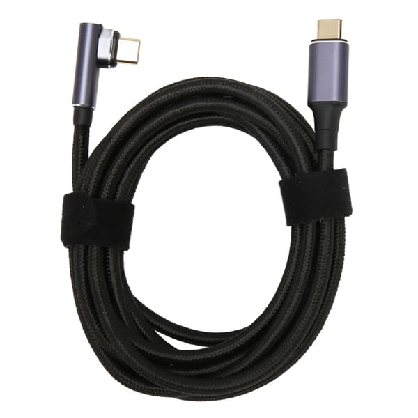 USB C till USB C-kabel Multifunktion 8K 60Hz Höghastighet 20Gbps PD 100W Snabbladdning USB 4.0 Magnetisk Datakabel 78.7in Medium Armbåge