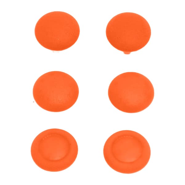 3D Joystick Knappskydd 6 i 1 Halkskydd Ersättning Tummgrepp för PS5 Elite Controller Orange
