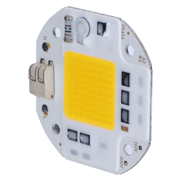 AC220V 50W Integrert Chip Lys Kilde Høy Lysstyrke COB Perle Spotlight Pære Varm Hvit