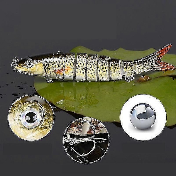 Robotisk Fiske Lokkemiddel Elektrisk Wobbler For Gjedde Elektronisk Multi Leddet Agn 9 Segmenter Auto Svømmende Swimbait