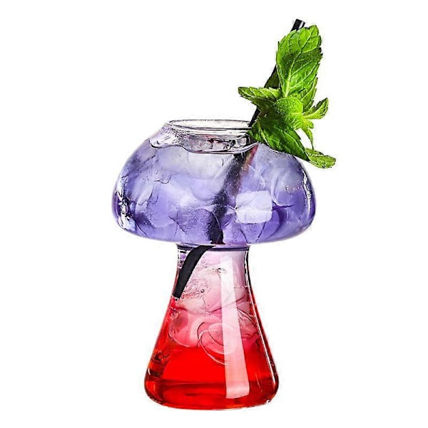 Soppglass Kreativt Sopp Cocktailglass Klar Soppformet Drikkekopp RTF ZD OP 1 STK