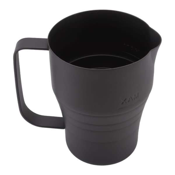 Mælkeskummerkop i rustfrit stål med tilspidset tud, tyk kaffelattekop til hjemmebrug og kaffebar