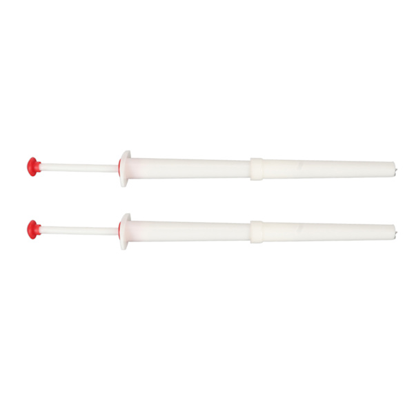 2st Pickle Picker Rostfritt stål Plast Pickle Pincher Pickle Gaffel för Oliver Paprika Frukt Kött