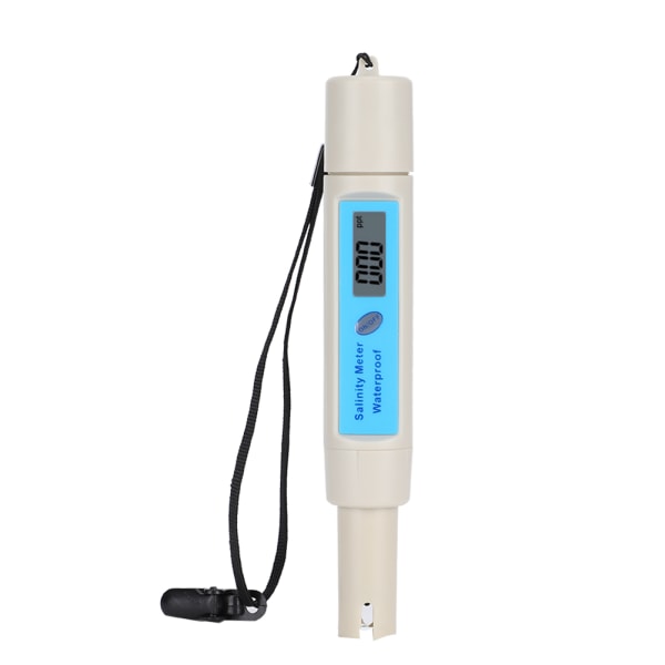 Salinitetstester digitalt display Vandtæt SA‑3287TDS/EC/CF saltvandsmålertester