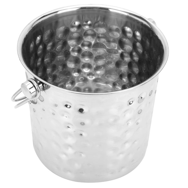 1L rustfrit stålisspand med filter til champagne