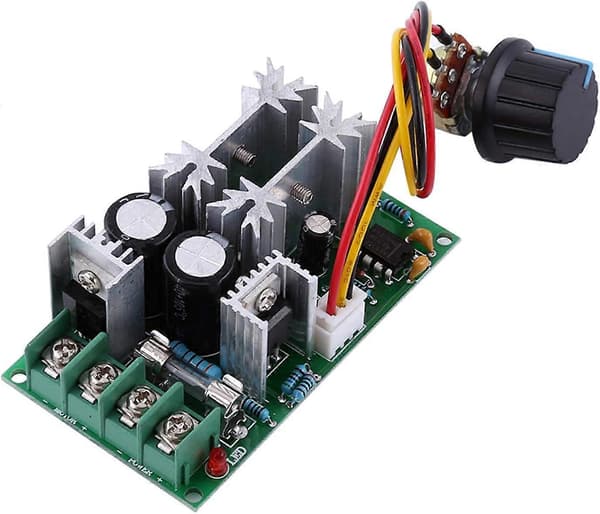 20A DC10-60V PWM-kontroller, DC-motorhastighetsregulator, høyeffektsdrivrutinsmodul strømregulator