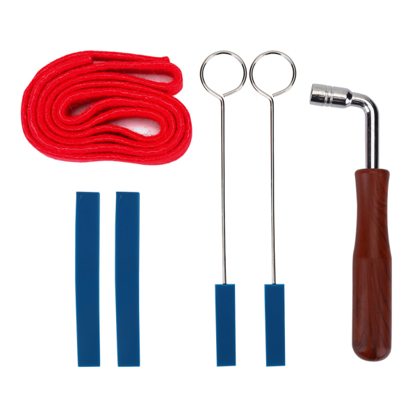 God kvalitet Piano Tuning Hammer Demper Temperament Strip Verktøy DIY Fixing Kit Set