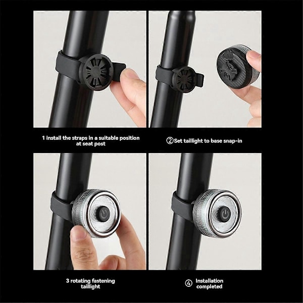 Sykkel Smart Bremse Auto Sensing Lys A