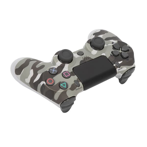 Spelkontroll Dubbel Vibration Känslig Trådlös Kontroll Gamepad för PS4 Slim Pro för PS5 Kamouflage Grå