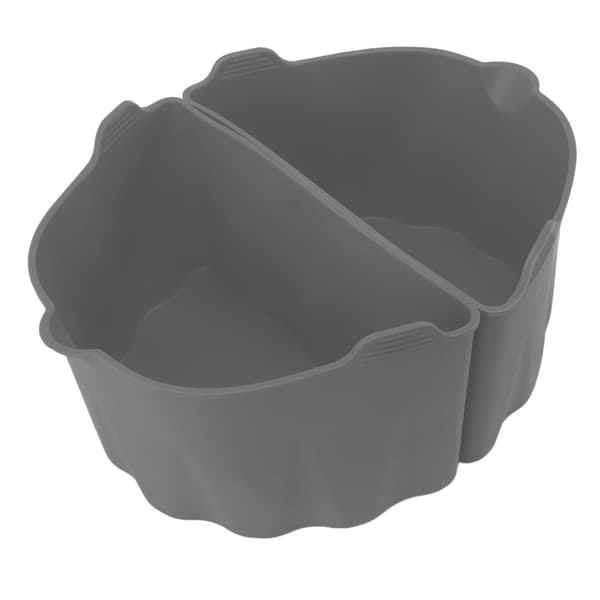 2 st Långsamkokare Liner 6‑7QT Silikon Grytavdelare Långsamkokare Matlagningsliner för Hem Restaurang Grå