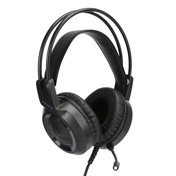 V2000 3,5 mm stereoheadset med støjreducerende mikrofon til pc, tablet og mobiltelefon på kontoret