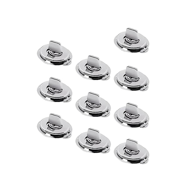 Kierrelukko Common Sense -kiinnike, metalliset kääntönapit yhteensopivat veneisiin, purjeveneisiin, kumiveneisiin ja asuntovaunuihin (10 kpl) - B8