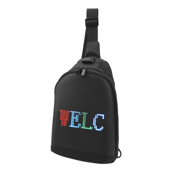 LED-display magväska programmerbar skärm anime ryggsäck Bluetooth USB-strömförsörjning vattentät pixel mode slingväska
