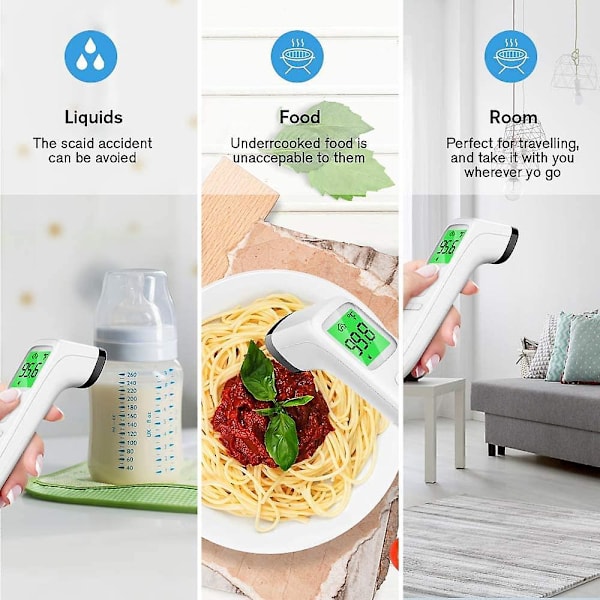 Digital Panntermometer med Feberalarm - LCD-display & Minnesfunktion - Perfekt för hela familjen