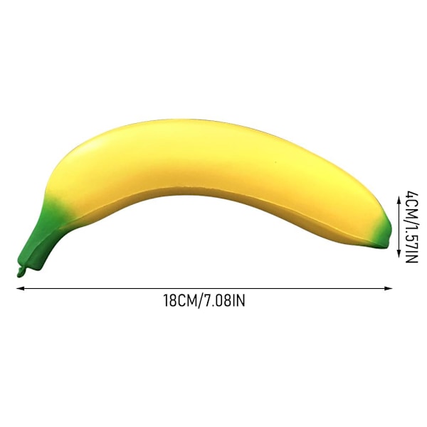 Kläm banan frukt leksak stretchig banan leksak lindra stress dekompression vent leksak