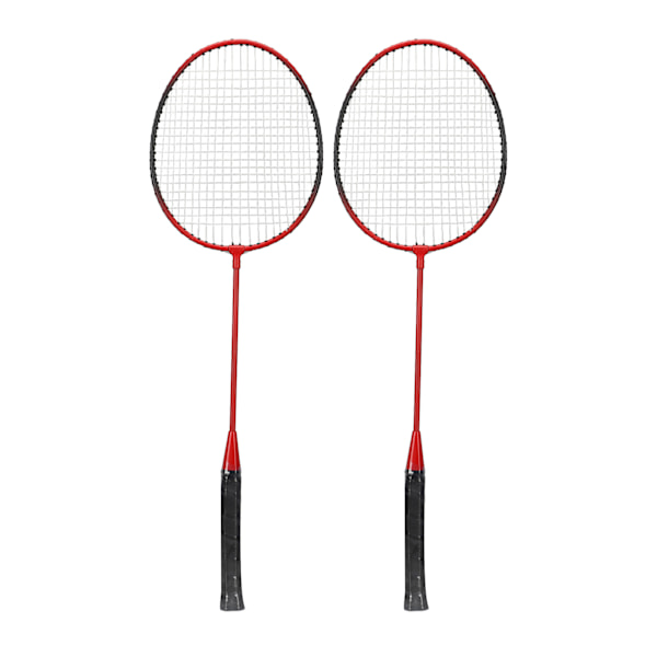 LEIJIAER Badminton Racket Offensiv Järnlegering Lätt Bekväm Grepp Sports Badminton Racket Röd