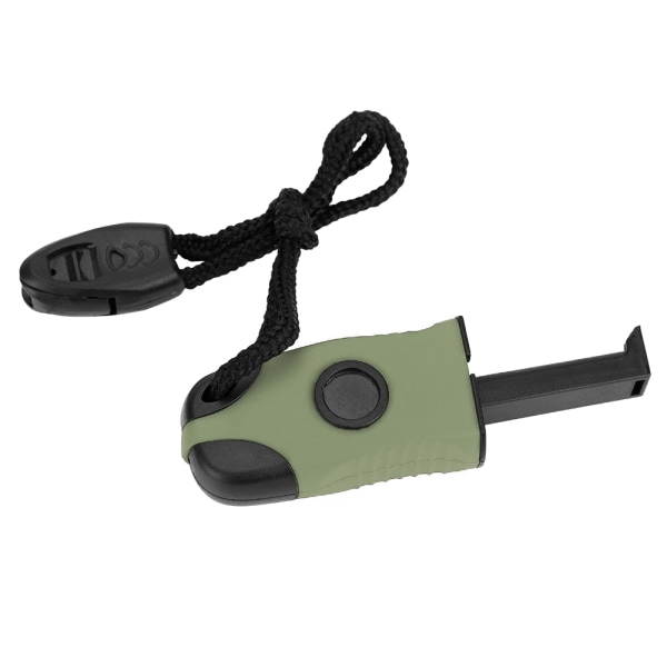 Magnesium Flint Stone Fire Starter Lighter Emergency Outdoor Survival Camping Army Green