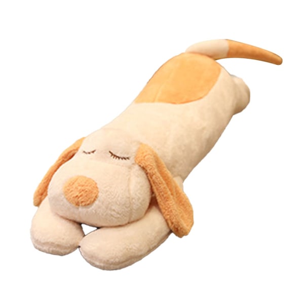 Hunde Plys Legetøj Unisex PP Bomuld Komfortabel Bomuldsuld Sød Lang Pude til Hjem Beige 60cm/23.6in