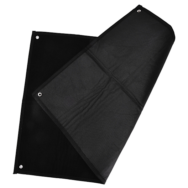 Militær patch-samling displaypanel vægophængsholder til moral hook and loop emblemerSort