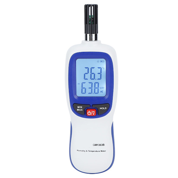 Bærbar digital termohygrometer LCD mini temperatur- og fugtighedsmåler til industri og landbrug