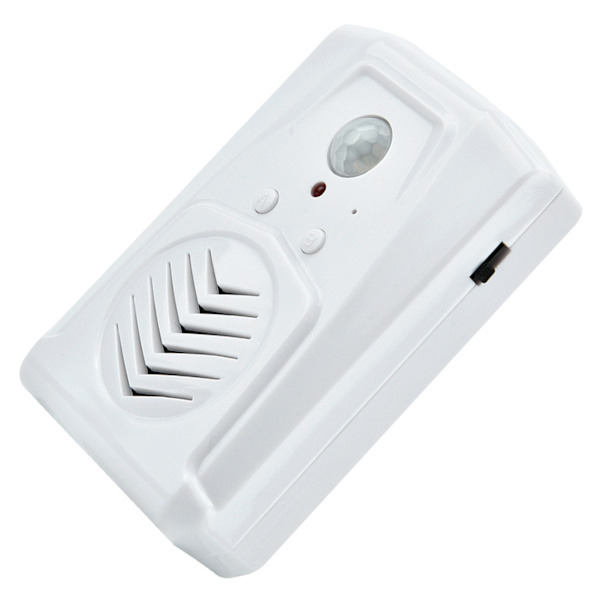 USB/batteridrevet bevægelsessensoralarm MP3-lydafspiller Infrarød induktionsdørklokke