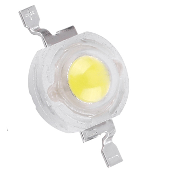 50 kpl SMD 1W LED-lamppujen polttimohelmiä kotiin valonheittimen kohdevalaisimiin Power kylmä valkoinen