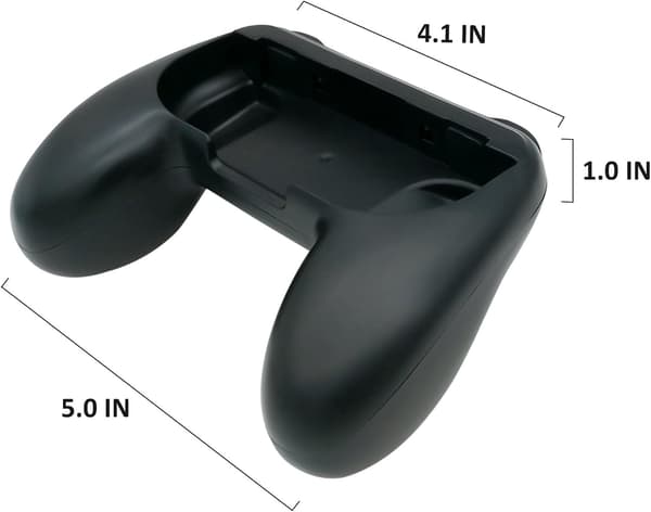 Sort (2 pakker) - Grebsholder Kompatibel med Joy Con til Switch & OLED Model, Komfort Controller Greb