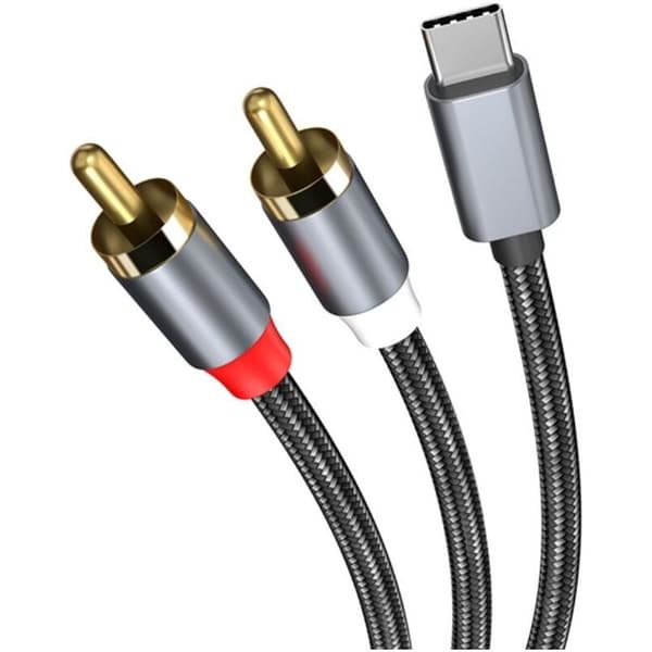 USB-C–RCA-äänikaapeli, USB-C-kaiutinsovitin, digitaalinen ääniliitäntä
