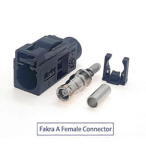 Fakra A B C D E F G H I K Z Hunn Crimp-kontakt Bilradio Fm Gps Antenne Fakra Adapter For Rg316 Rg174 Pigtail Kabel Fakra A Hunn