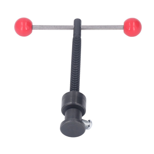 Bänkskruv T-form skruvklämma stål starkt lager tydlig gänga manuell bänkskruv klämma för snickeri T12 X 180mm