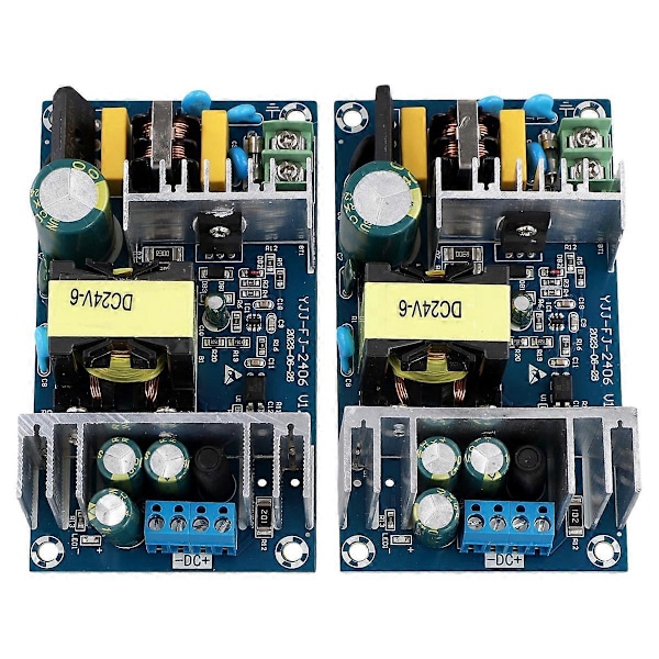 2 KPL 150W 24V 6A Suuritehoinen Moduuli Paljas Piirilevy AC-DC Virtalähde