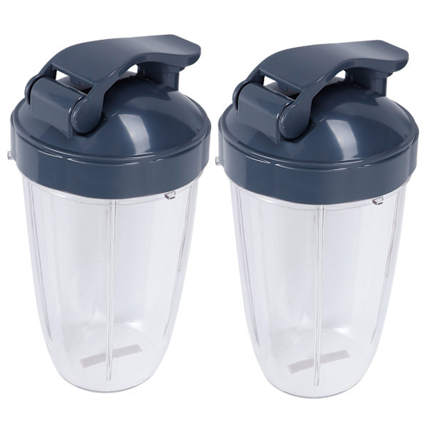 24OZ Transparent Blender Cup Container Lid Set Ersättning Passar för 600W/900W Juicer