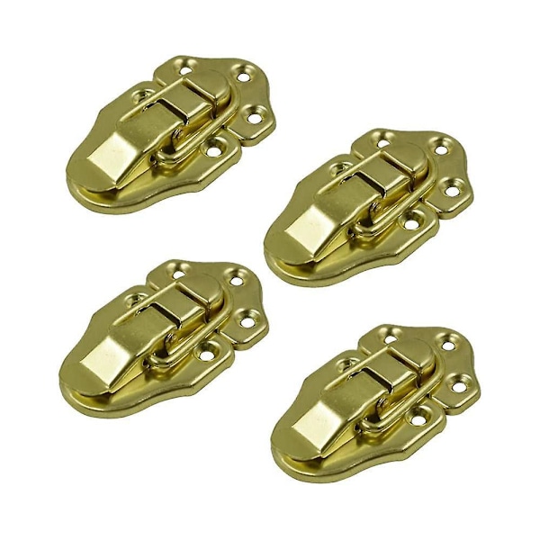 4 Sarjan kultaiset metalliset matkalaukun nokkavipulukot salvat Toggle Latch Catch Hasps matkalaukun lukot