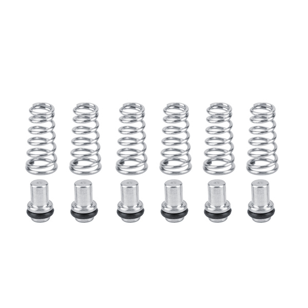 6 stk. Universal Poppet Valve Fjedre Øl Dele Passer Til Kugle & Pin Lock Style Keg Post