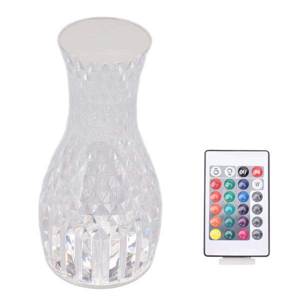 Krystal Diamantlampe Kronblad Rose Lys og Skygge Diamant Touch Lamper RGB16 Farve Til Soveværelse Stue