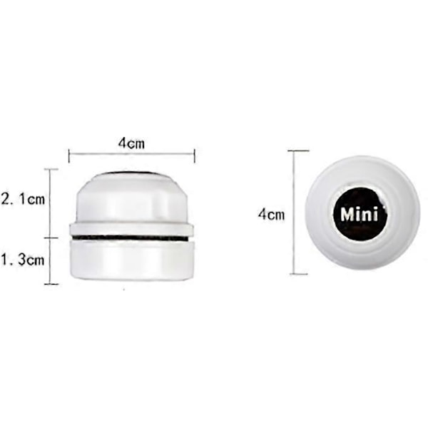 Hvid Sunny Akvarierenser Mini Magnetisk Akvariebørste til Glas Bærbar Akvarium Børste Vinduesrenser Skrubber 8mm