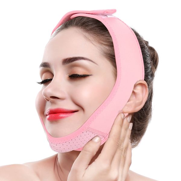 Facial Slimming Mask Slimming Bandage Ansiktsbehandling Dubbelhakvård Viktminskning Ansiktsbälten