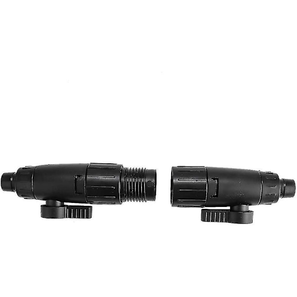 Akvarieslangeventil, Akvarium Slange Hurtigkobling Adapter (12mm til 16mm)