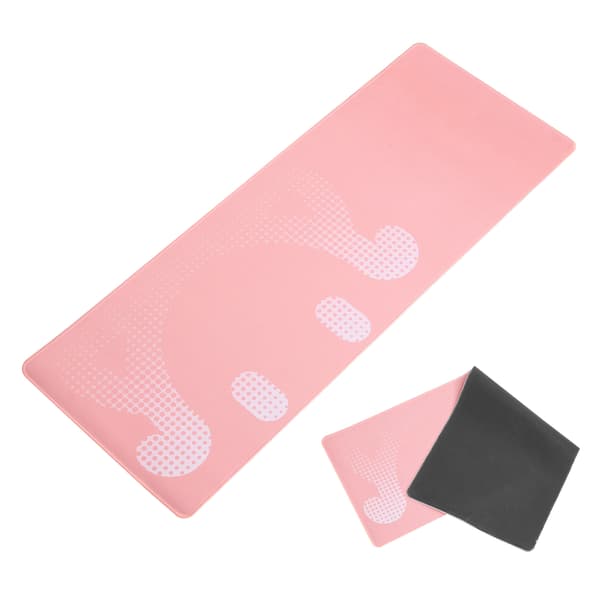 Stor musemåtte skridsikker computer spil notebook tablet måtte kontor computer tilbehør pink