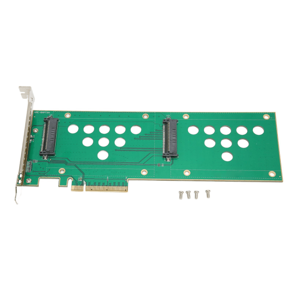 U.2 Nvme PCIe SSD -sovitinkortti 40 Gbps High Speed ​​PCIE3.0 X8 X16 TO U.2x2 Dual Drive U.2 Nvme PCIe SSD Riser Card