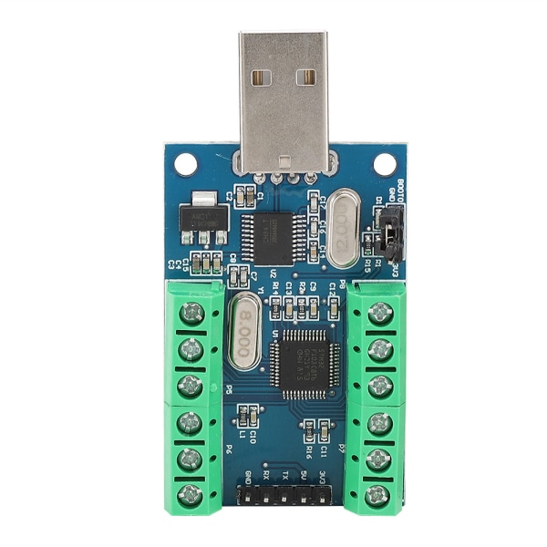 USB-grænseflade 10-kanals 12-bit AD-sampling dataopsamling STM32 UART-kommunikation ADC-modul