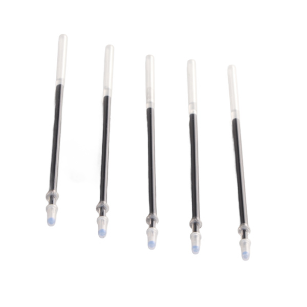 Smooth Writing Gel Pen Refills - 0,5 mm linjebredde - Slitasjebestandig - 5 refills Black Ballpoint