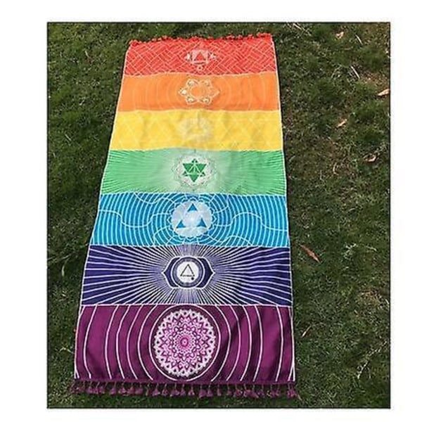 Bohemia Mandala Seinävaate Pöytäliina, Hippie Seinävaate, Seinävaate Rantapyyhe Matto, Monikäyttöinen, Sisä- ja Ulkokäyttöön, 150 x 70cm