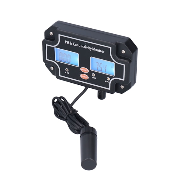 PH‑2681 PH/EC vedenlaadun testaaja ATC PH-mittari DC6V Hydroponic Monitor akvaarioon EU-pistoke 230V