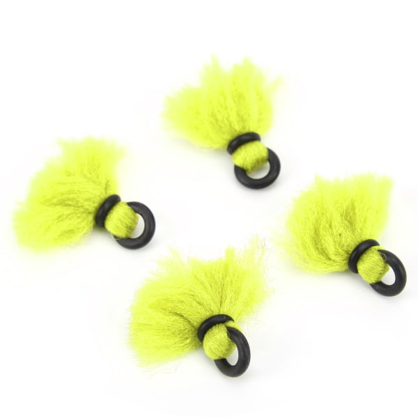 4st Flugfiske Float Garn Strike Indicators Drift Krok Positionering Floats BobbersFluorescerande Gul