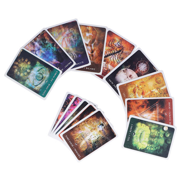 Fäst Tarotkortlek Bärbar Ödes Divination Kort Spådom Brädspel Present