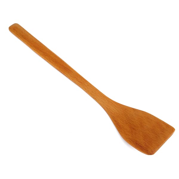 Non-stick träspatel stekspade köksredskap (ljus träfärg)