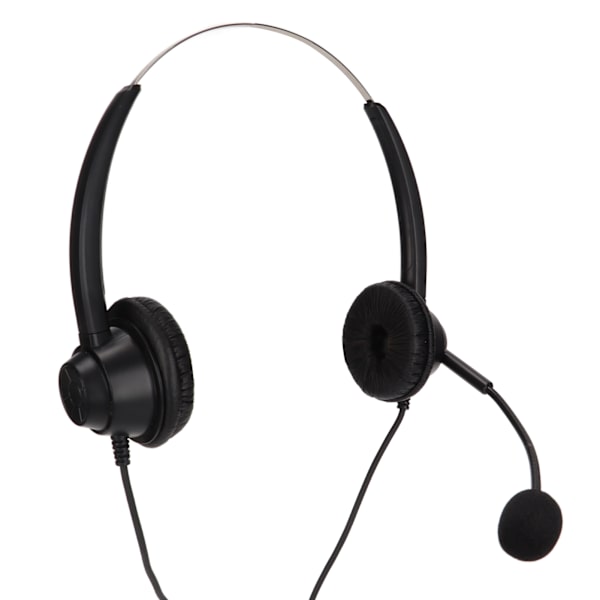 H360D‑3.5‑U901 Binaural Business Headset 3.5mm USB Office Headset Tukee Kaiuttimen Äänenvoimakkuuden Säätöä, Mikrofonia Ja Äänenvoimakkuuden Mykistämistä