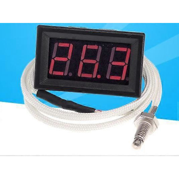Röd K-Typ Termoelement Högtemperatur Digital Termometer Industriell Digital Termometer - 30~800 Grader